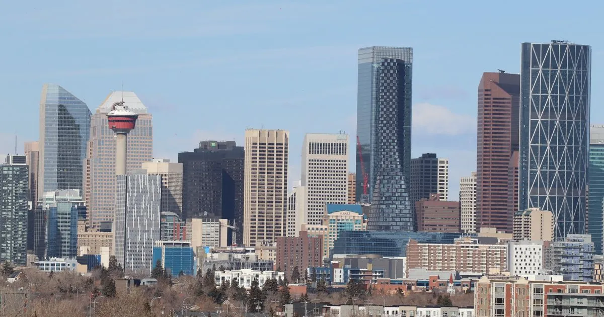 Borrowing across Calgary - downtown Calgary skyline