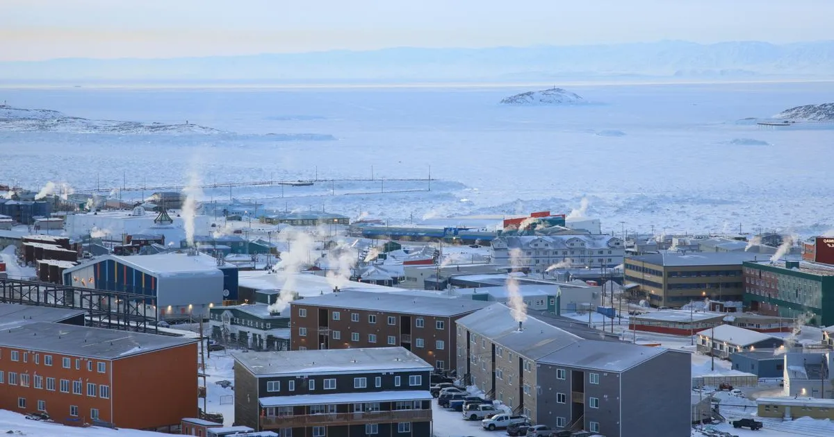 Borrowing in Nunavut - winter view of Iqaluit