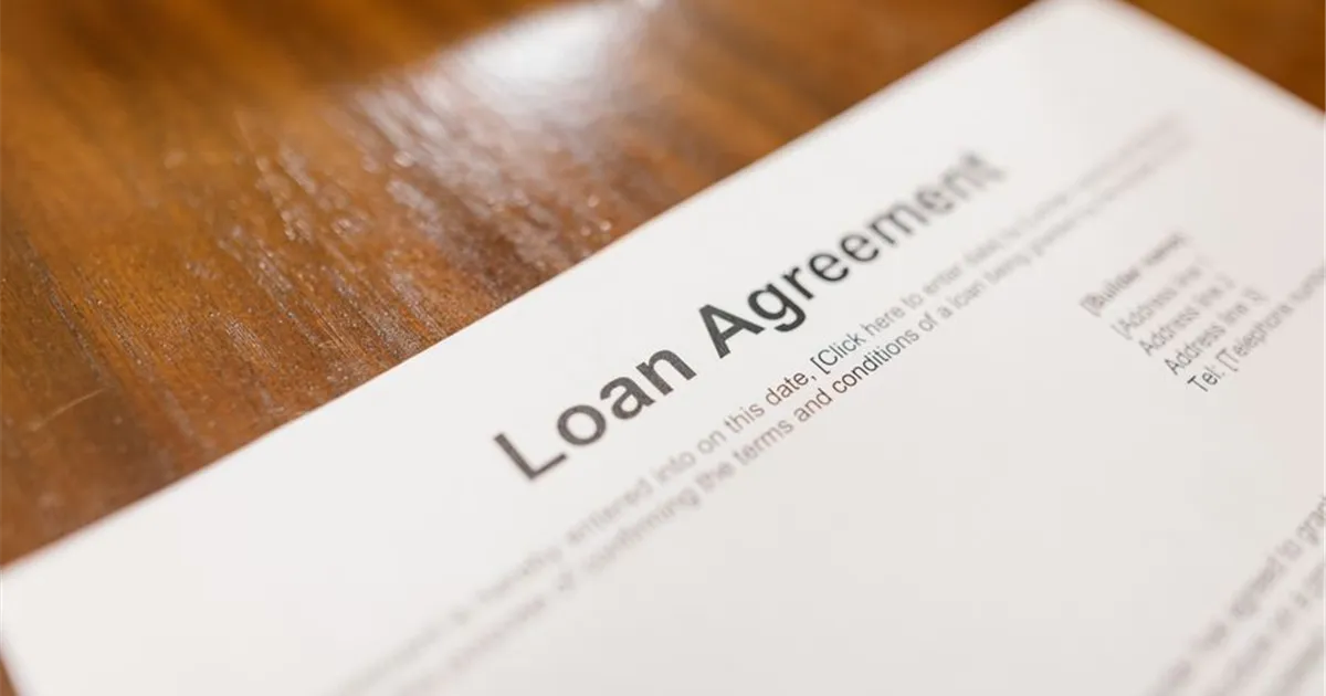 Canadian loan agreement explaining the terms of borrowing