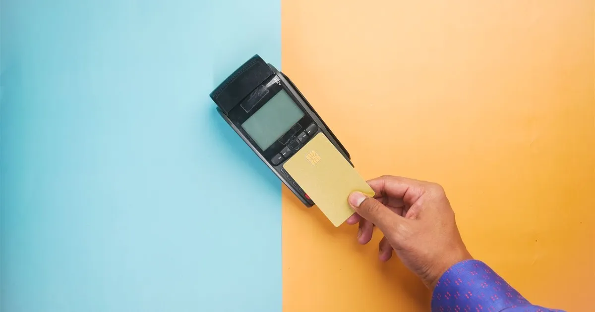 Paying with a debit card from a chequing account in Canada