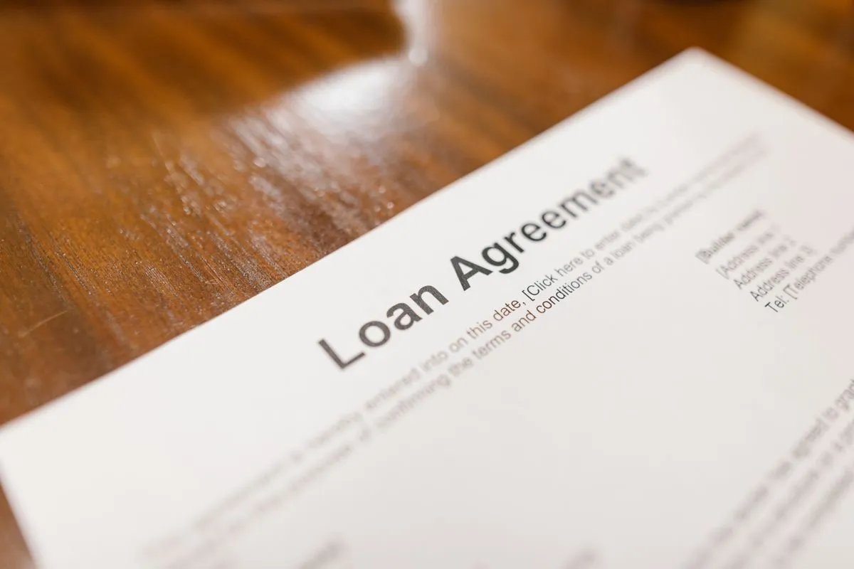 Loan agreement to review before co-signing a car loan