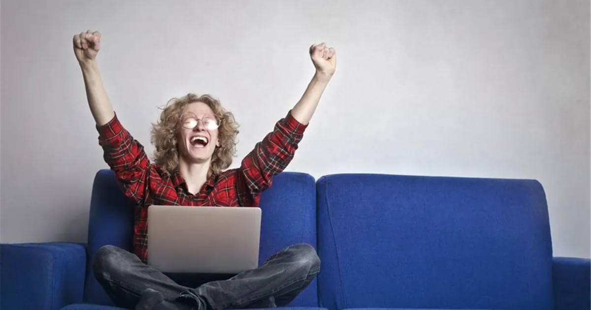 Person getting approved for a loan online in Canada