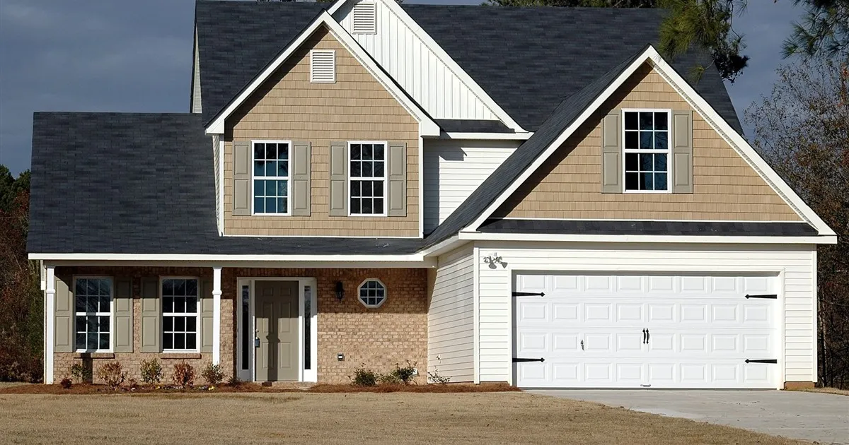 Mortgages in Canada - two-storey house