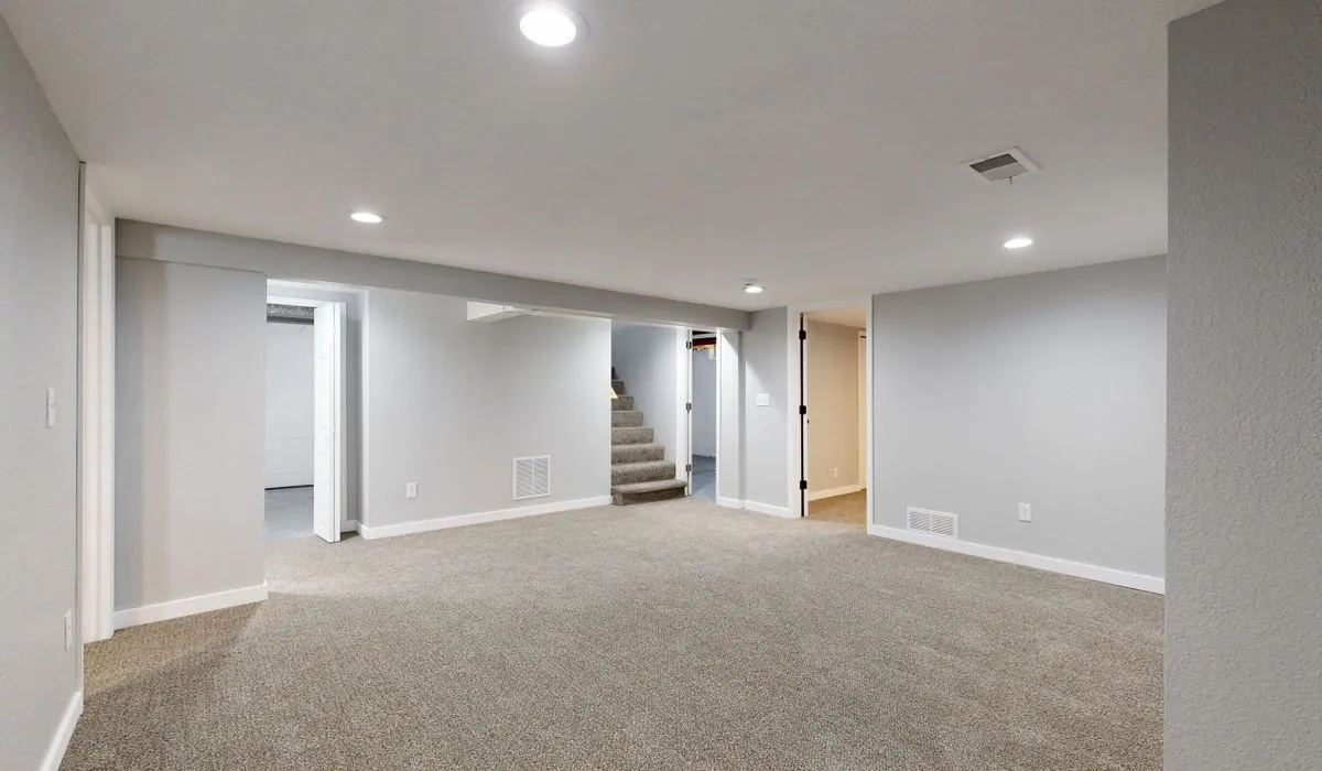 Finished basement secondary suite built with a secondary suite loan in Canada