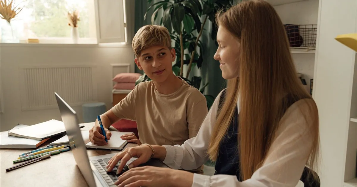 Young people learning about banking in Canada