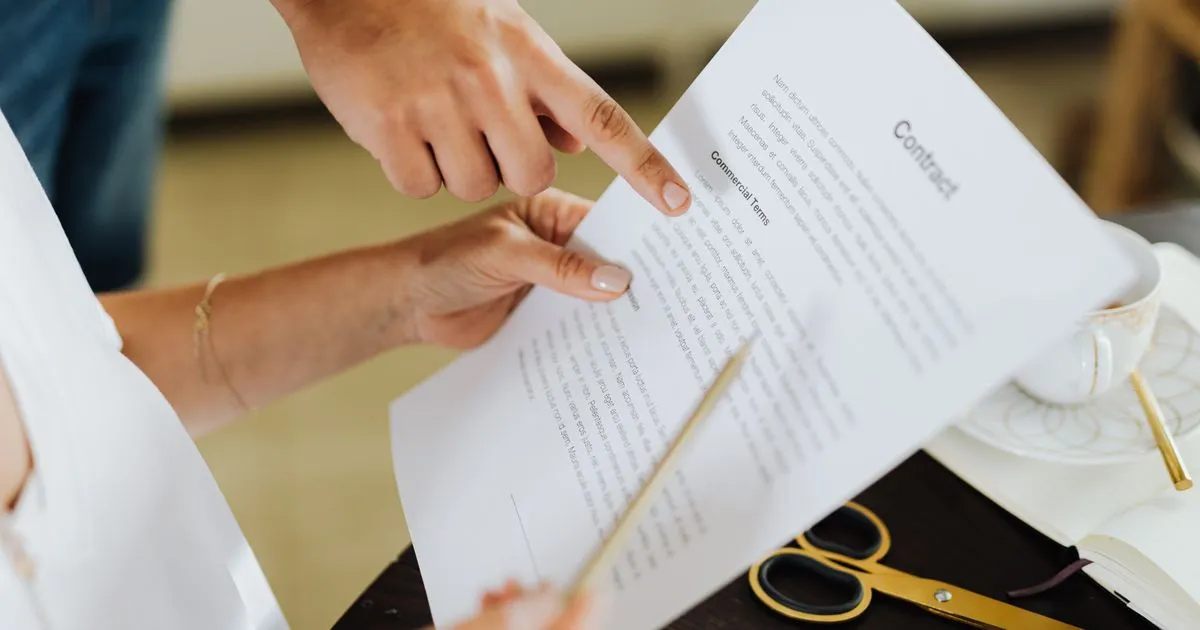 Iceberg Finance review - reading the commercial terms of a loan contract before signing