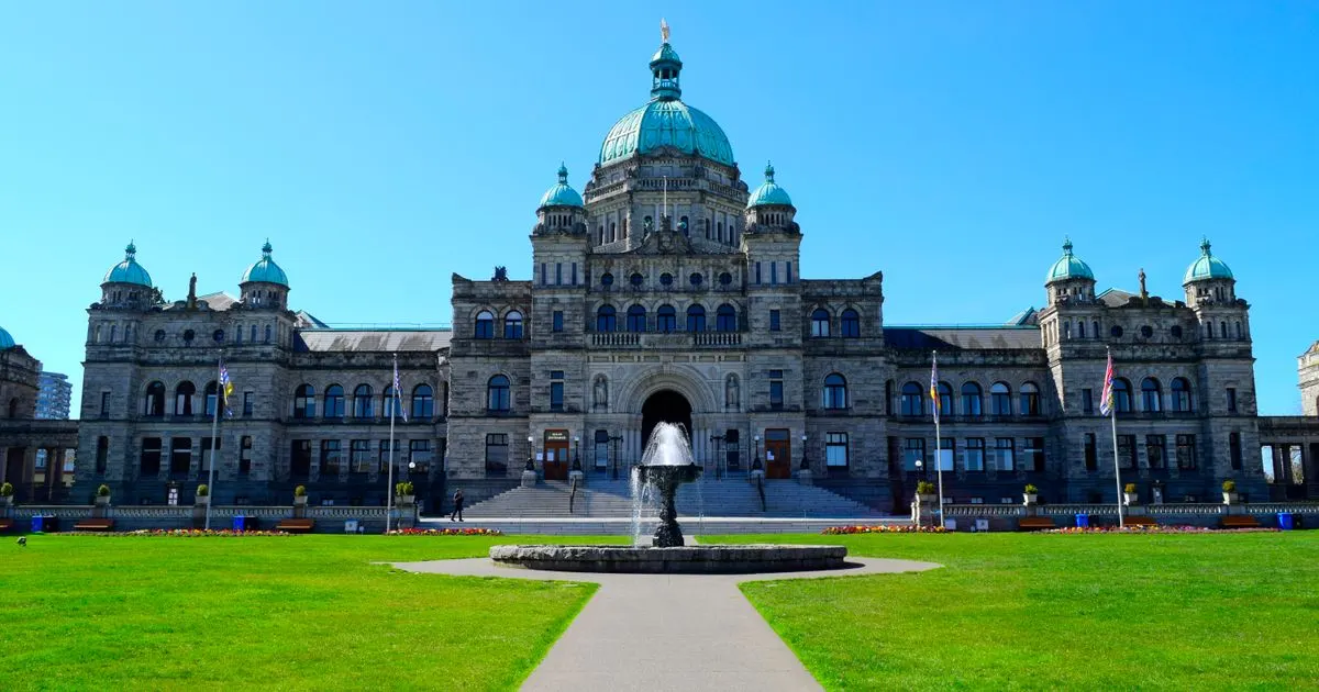 No credit check loans BC - the British Columbia Parliament Buildings in Victoria